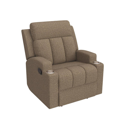 Ergorest Brown Recliner Armchair with Cupholders